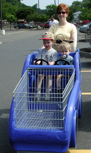 Stuart learns to drive.